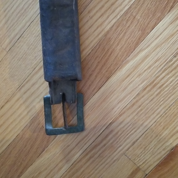 Antique wood, iron and leather horse yoke - Picture 5 of 10